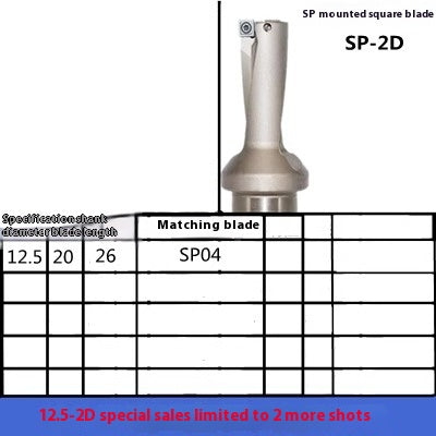 6031 U Drill Violent Drill CNC Rapid Drill 2x Diameter 3D 4D 5x Diameter WC/SP13-60 Flat Bottom Drill Water Jet Drill U Drill Shandong Denso Pricision Tools Co.,Ltd.